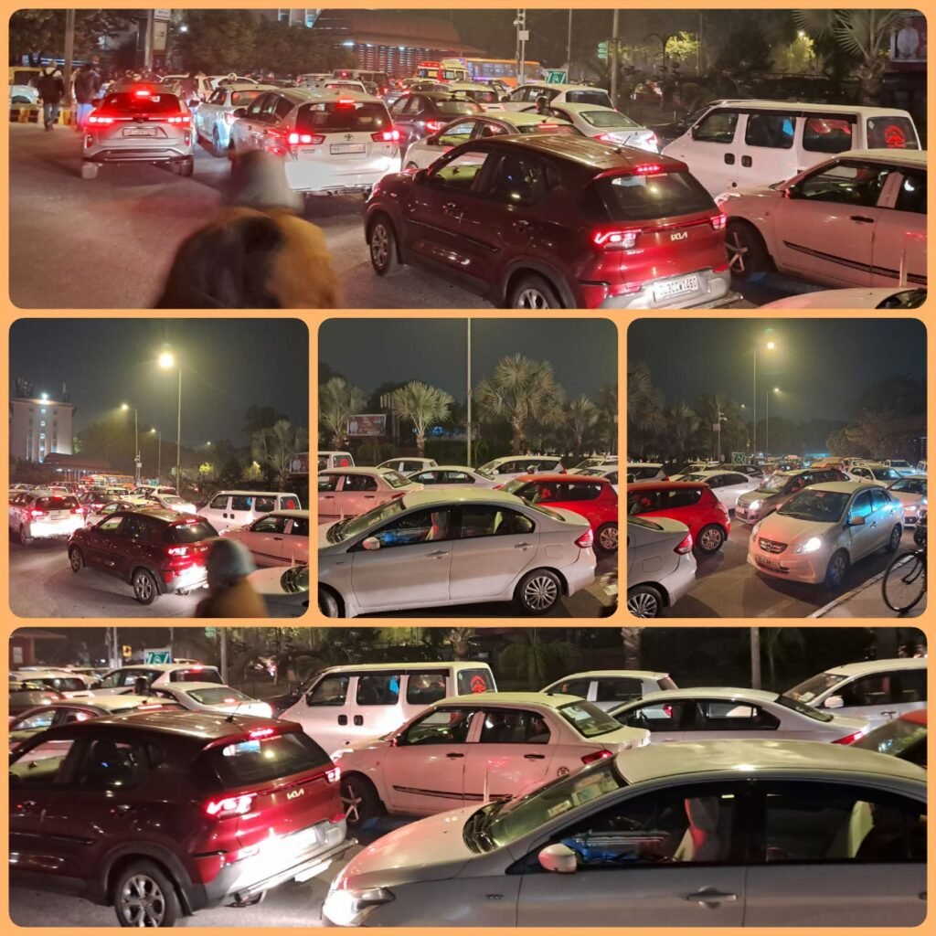 New Year Rush in Delhi